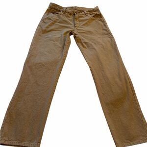 Mens Brown Wrangler Denim Jeans-Size 32x30